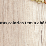 Quantas calorias tem a abóbora?