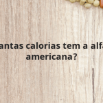 Quantas calorias tem a alface americana?