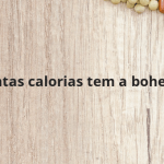 Quantas calorias tem a bohemia?