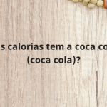 Quantas calorias tem a coca cola light (coca cola)?