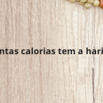 Quantas calorias tem a harissa?