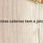 Quantas calorias tem a jatobá?