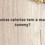 Quantas calorias tem a manga tommy?