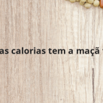 Quantas calorias tem a maçã verde?