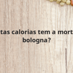 Quantas calorias tem a mortadela bologna?