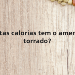 Quantas calorias tem o amendoim torrado?