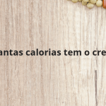 Quantas calorias tem o crepe?