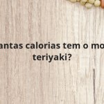 Quantas calorias tem o molho teriyaki?