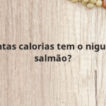 Quantas calorias tem o niguiri de salmão?