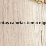 Quantas calorias tem o niguiri?