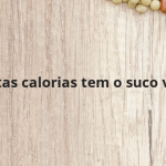 Quantas calorias tem o suco verde?