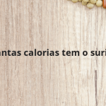 Quantas calorias tem o surimi?