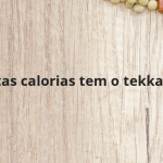 Quantas calorias tem o tekkamaki?