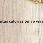 Quantas calorias tem o wasabi?