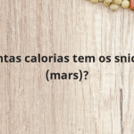 Quantas calorias tem os snickers (mars)?